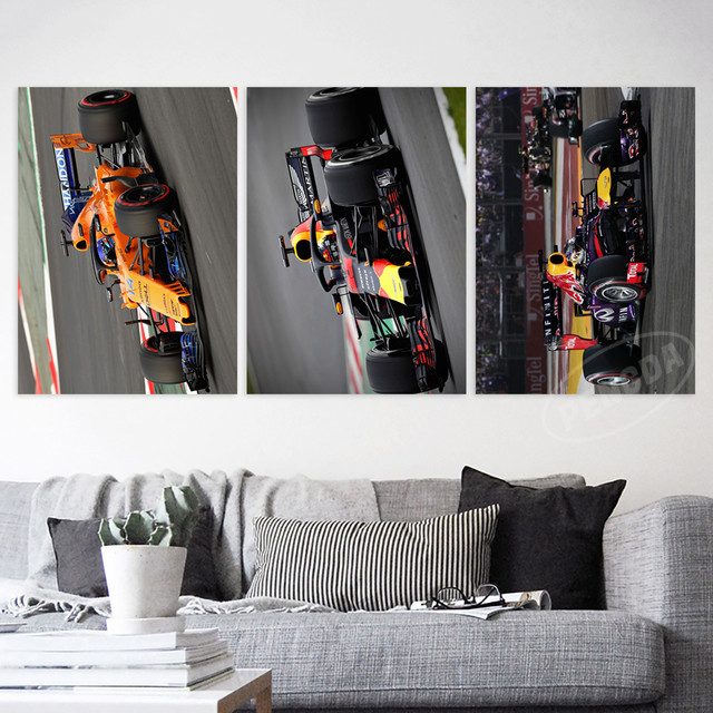 Pintura red bull racing arte da parede barcelona hd impresso corrida cartaz  infiniti lona decoração para casa fotos para sala de estar - AliExpress